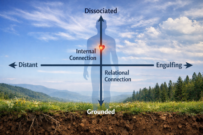 The Vertical and Horizontal Planes: Points of Reference for Connectedness